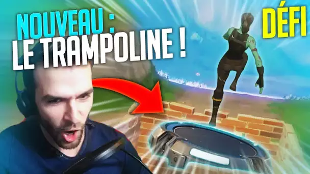 🥇 DÉFI : TOP1 au NOUVEAU TRAMPOLINE WTF & FUN !! (Fortnite Battle Royale Fr)