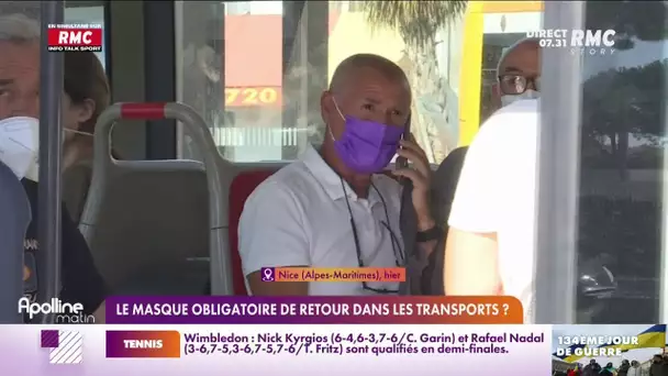 Covid-19 : le port du masque de nouveau obligatoire dans les transports ?