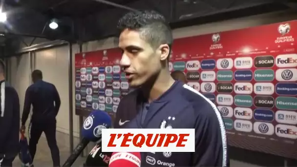 Varane «Le match qu&#039;il fallait» - Foot - Euro (Q) - Bleus