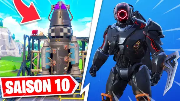 LE SKIN SECRET DE LA SAISON 10 EST LA ... (+ LA FUSEE EN CONSTRUCTION) SECRET FORTNITE