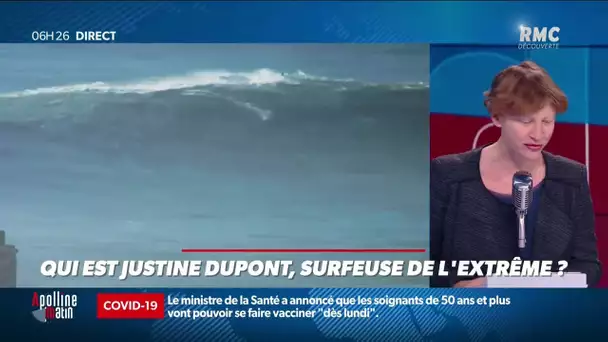 Justine Dupont, surfeuse de l'extrême.