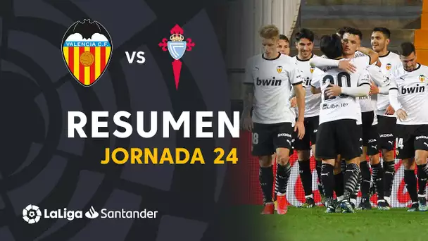 Resumen de Valencia CF vs RC Celta (2-0)