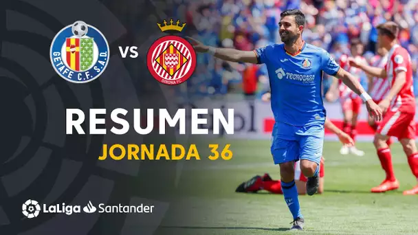 Resumen de Getafe CF vs Girona FC (2-0)