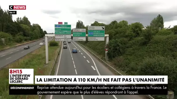 La limitation à 110km/h ne fait pas l'unanimité