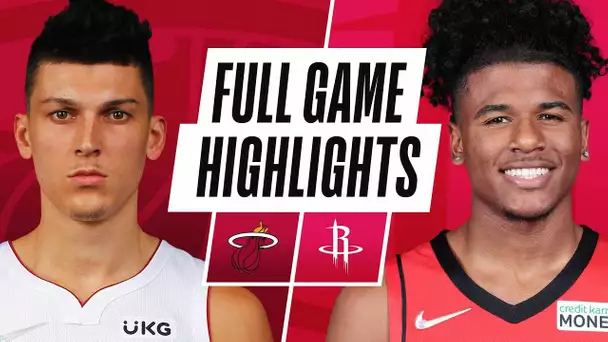 HEAT at ROCKETS | NBA PRESEASON FULL GAME HIGHLIGHTS | October 7, 2021