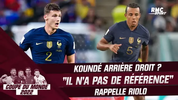 Équipe de France : "Koundé n'a pas de référence comme latéral" craint Riolo