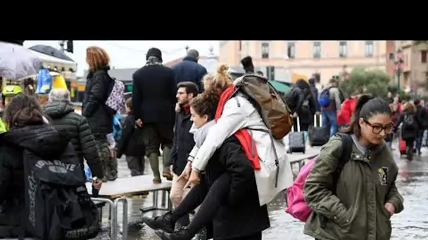 Venise de nouveau menacée par une "acqua alta"