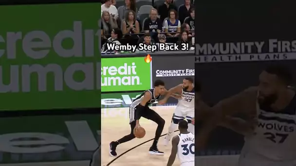 Victor Wembanyama’s TOUGH ISO MOVE! 🔥👀|#Shorts