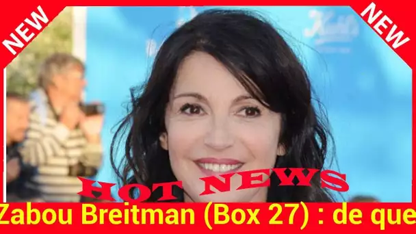 Zabou Breitman (Box 27) : de quel grand chanteur français est-elle tombée amoureuse ?