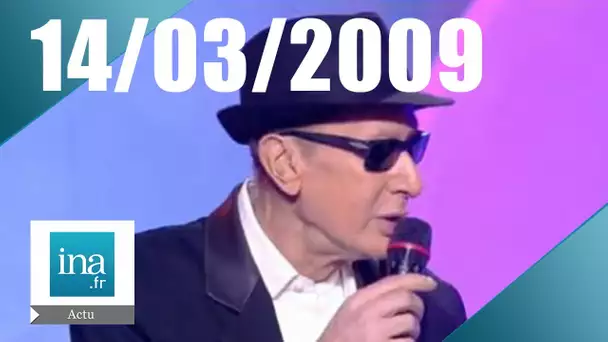 20h France 2 du 14 mars 2009 - Alain Bashung est mort - Archive INA