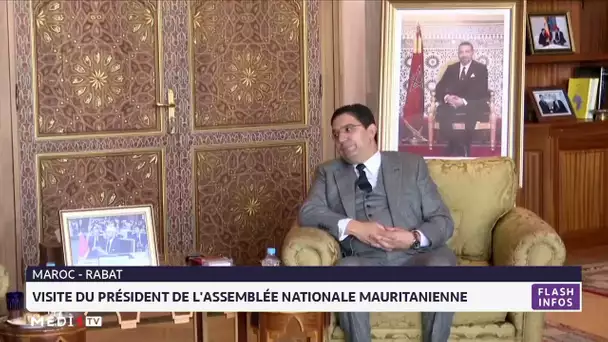 Visite du président de l´assemblée nationale mauritanienne