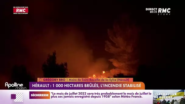 Bro : "Dans la nuit, certains ont profité de la situation pour allumer d'autres incendies"