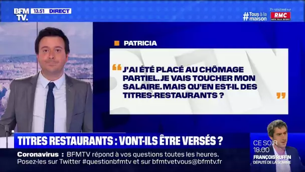 Est-ce que j'aurais aussi mes titres-restaurant au chômage partiel ? BFMTV répond à vos questions