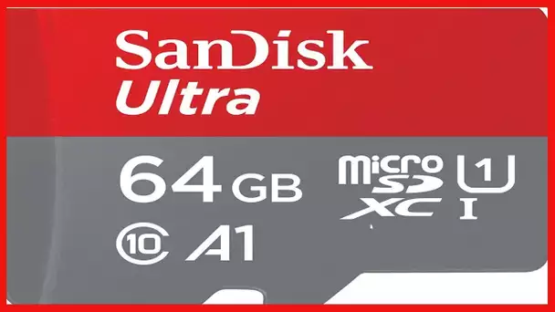 SanDisk Ultra microSD UHS-I Card 64GB, 120MB/s R