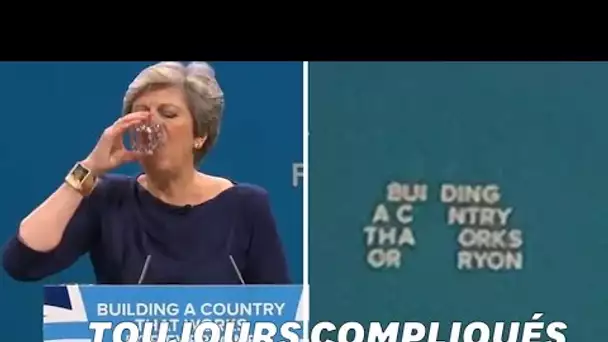 Les discours de Theresa May n'ont pas été de tout repos