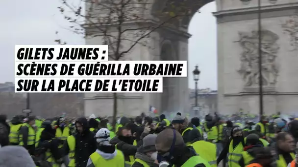 Gilets jaunes : scènes de guérilla urbaine sur la place de l&#039;Etoile