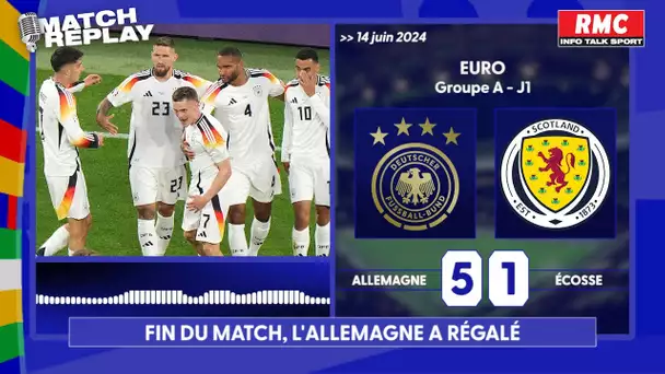 Euro : Le match replay RMC du feu d'artifice Allemagne - Écosse