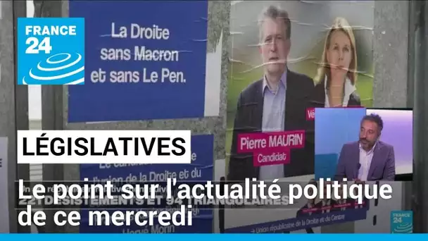 Second tour des élections législatives : le point sur l'actualité politique de ce mercredi