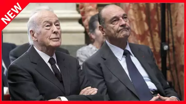 ✅  Valéry Giscard d'Estaing jaloux de Jacques Chirac : « C’était insupportable ! »