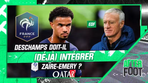 Équipe de France : Deschamps doit-il (déjà ?) intégrer Zaïre-Emery ?