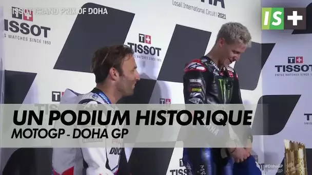 Un podium historique