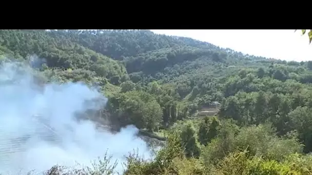 No Comment : incendie dans une zone résidentielle en Toscane