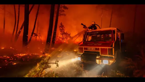 Incendies en Gironde : la piste criminelle privilégiée, les habitants en colère