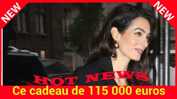 Ce cadeau de 115 000 euros d’Amal Clooney pour Meghan Markle