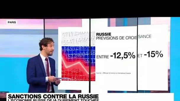 L'économie russe déjà fortement touchée par les sanctions • FRANCE 24