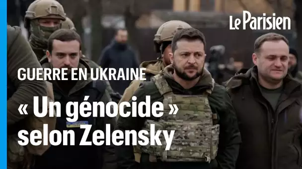 Zelensky à Boutcha : « Ces crimes seront reconnus par le monde comme un génocide »