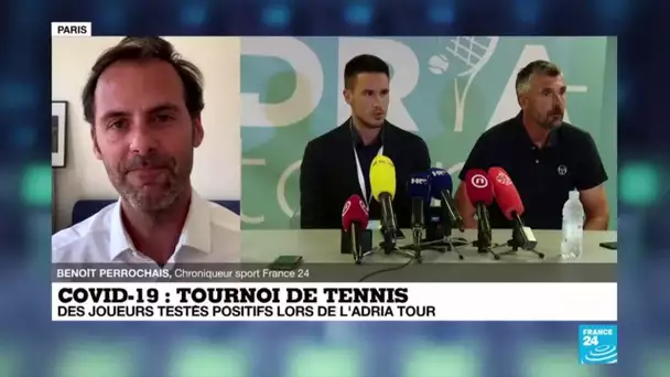 Covid-19 - Tournoi de tennis : des joueurs testés positifs lors de l'Adria tour