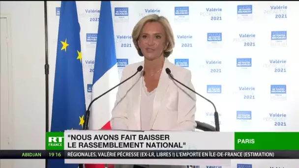 «Nous avons relevé le défi du rassemblement» : Pécresse donnée vainqueur en région Île-de-France