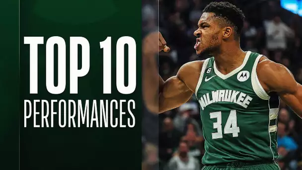 Top 10 EPIC Performances NBA Opening Week 🥶👀 (Giannis, Luka, Steph & More)