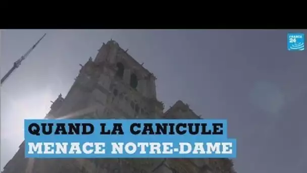 Paris : les fortes chaleurs fragilisent Notre-Dame