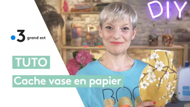 TUTO : le cache vase en papier