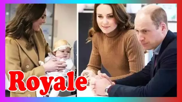 'Ne lui donnez pas d'idées' William fait une bl@gue sur Kate 'couveuse' alors qu'elle pose avec bébé