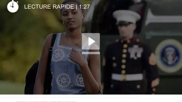 L'improbable job d'été de Sasha Obama