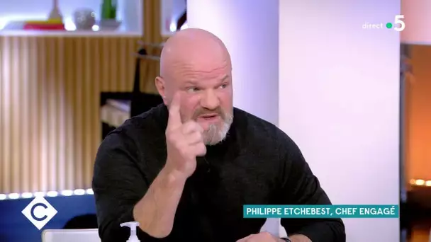 Philippe Etchebest, chef engagé - C à Vous - 13/01/2021