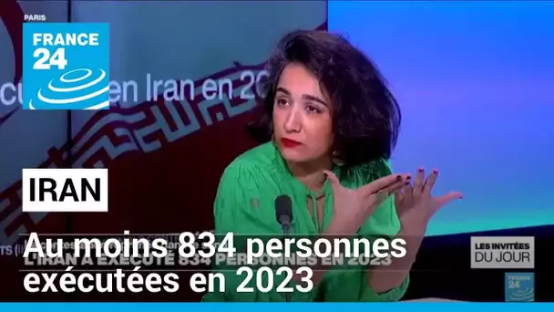 L'Iran a exécuté 834 personnes en 2023 • FRANCE 24