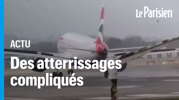 Tempête Eunice : une vidéo montre en direct l’atterrissage compliqué des avions