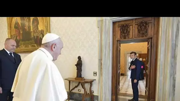 Macron de nouveau chez le pape, un geste envers les catholiques