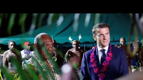 Influence de la Chine : au Vanuatu, Emmanuel Macron met en garde contre les «nouveaux impérialism…