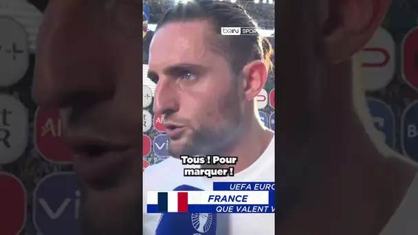 🎙️ Rabiot réagit après le match nul face à la Pologne : "On aurait aimé finir premiers !" #shorts