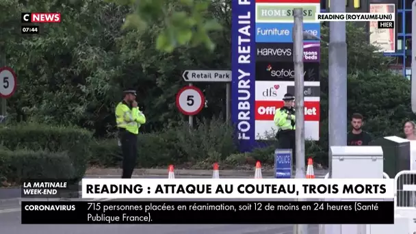 Attaque au couteau à Reading : au moins 3 morts, un suspect arrêté