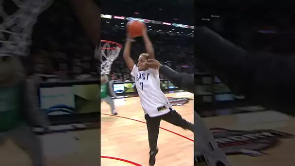 When Chris Paul & Melo’s sons put on a show in the 2016 NBA All-Star Kids Dunk Contest | #Shorts