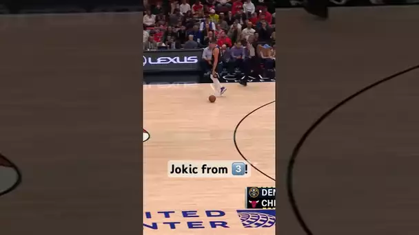 Nikola Jokic takes his time & drills the 3! 🎯 | #Shorts