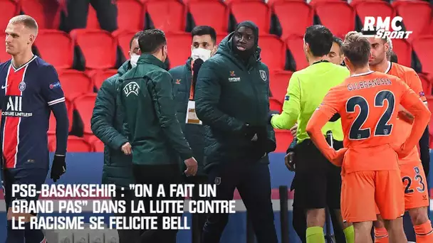 PSG-Basaksehir : "On a fait un grand pas" dans la lutte contre le racisme se félicite Bell