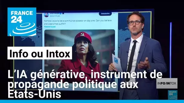 L’IA générative, instrument de propagande politique aux Etats-Unis • FRANCE 24