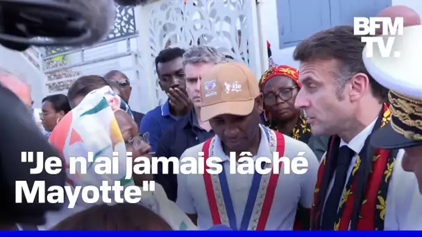 "Les gens se battent pour un peu d'eau": retour sur l'arrivée d'Emmanuel Macron à Mayotte