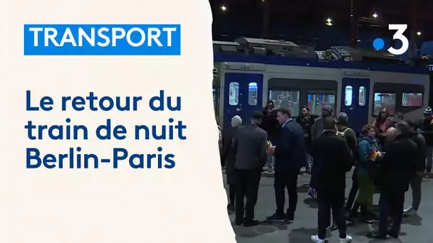 En attendant le TGV, le premier train de nuit Berlin-Paris fait son retour à Strasbourg